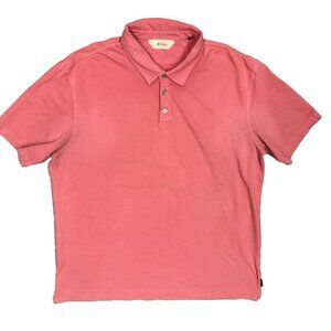 Ermenegildo Zegna Polo Shirt Pink Short Sleeve Mesh Stretch Cotton XXL